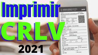 COMO IMPRIMIR O ➡ CRLV 2021 DETRAN MG  RÁPIDO [upl. by Wallis]