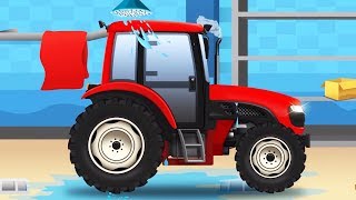 El Tractor y Coches  Carritos para niños  Tractores infantiles [upl. by Notsek]