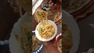 Winter special Maggi recipe maggi maggirecipe microgreens viralshorts yt [upl. by Aisemaj]