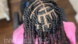 BEST INVISIBLE LOCS METHODS TUTORIAL [upl. by Oirram]