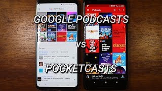 Google Podcasts vs Pocketcasts [upl. by Waverly]