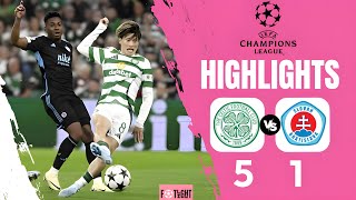 Celtic vs Slovan Bratislava 51 Highlights UEFA Champions League 202425 [upl. by Earal261]