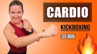 🔥 Rutina para Destruir La Grasa 🔥 Cardio KickBoxing 🥊 35 min 🙌 [upl. by Beckerman]