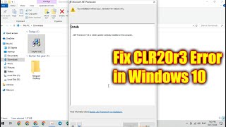 How to Fix CLR20r3 Error in Windows 1011 Solution 2024 [upl. by Ennaeed631]