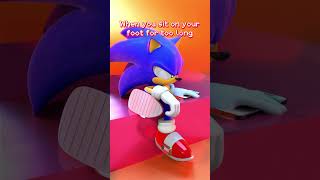 Sonic Foot Disconnected funnyshorts sonic [upl. by Fari956]