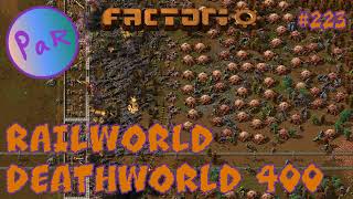 CLOCKING IRON SMELTERS  Ep 223  DeathWorld 400  Factorio [upl. by Ydieh]