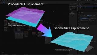 Convert Material Displacement to a Mesh with Blender [upl. by Skyla404]