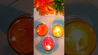 Diy water glass diya decorationdiwali craft shorts youtubeshorts festival [upl. by Lustig]