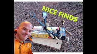 Nice military finds with the new metal detector [upl. by Kimmie342]