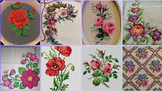 Gorgeous cross stitch patterns countable embroidery charsutikarhailatest dosuti design ideas2024 [upl. by Ludovico]