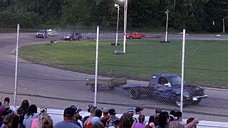 Trailer Race  May 18th 2024 Galesburg Speedway [upl. by Airpac]