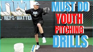 Must Do Youth Baseball Pitching Drills For Beginner Pitchers [upl. by Carlina]