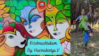 KRISHNASHTAKAM – BHARATHANATYAM BY MsVHarini Deetya [upl. by Mairhpe28]