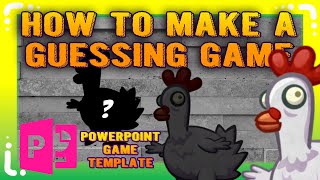 Make Easy Guessing Game In PowerPoint  PowerPoint Games Tutorial [upl. by Nhguavad]