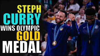 Steph Curry Basketball Gold Medal  Steph Curry Wins Olympic Gold Medal  Steph Curry Olympics 2024 [upl. by Disario714]