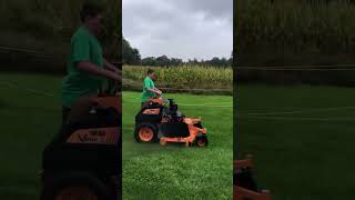 Testing out new mowers mower mowing funny fun dream [upl. by Rosdniw]