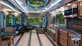 2014 Foretravel ih45 Luxury RV review at MHSRVcom [upl. by Yrtnej]