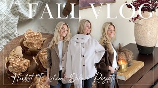 FALL VLOG  Herbst Fashion Haul Deko amp Rezepte  theglazedblonde [upl. by Hannah]