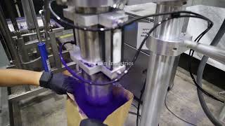 AMS Filling Systems A100 Auger Filler Powder Demonstration [upl. by Amak]