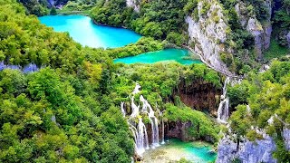 Croatias amazing PLITVICE Stunning view from drone [upl. by Malliw901]