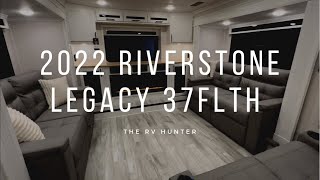 2022 Riverstone Legacy 37FLTH  Front Living Luxury Toy Hauler  Forest Rivers Top Of The Line [upl. by Vashtee470]