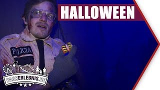 The Prison  Halloween 2018 Erlebnispark Schloss Thurn  HorrorMazeWalkthrough [upl. by Ing]