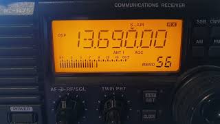 Radio New Zealand beaming to the Pacific  1100 hrs  Wellbrook loop  23rd Oct 2024 [upl. by Ambur]