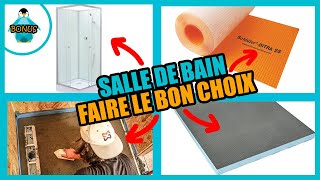 Natte détanchéité désolidarisation SELSPEC bac maçonné receveur à carreler CHOIX SALLE DE BAIN [upl. by Nilac193]