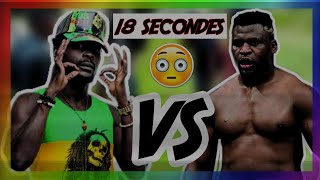 LA BAGARRE  FRANCIS NGANNOU Vs KOLA SUCREE KO 18secondes [upl. by Leone367]