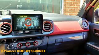 Best Wireless Apple CarPlay Stereo Head Units  2024   2  Pioneer DMHWT8600NEX [upl. by Adnarem]