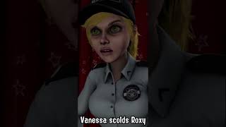 FNAF SB Vanessa Scolds Roxy shorts fnaf fnafsecuritybreach [upl. by Nohshan122]