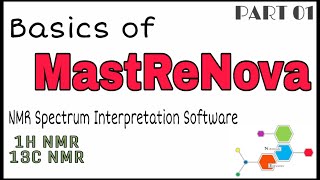 Basics of MastReNova  NMR Interpretation  1H NMR 13C NMR [upl. by Iliak659]