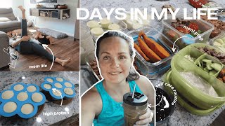 Realistic meal prep real life with a family of 4 Self care for pain relief Post workout routine [upl. by Ermey685]