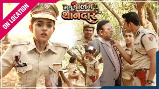 Mera Balam Thanedaar  On Location  Ratan Ne Lee Bulbul Ki Jaan Veer Ne Kiya Principal Ko Arrest [upl. by Semmes]