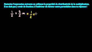 Factoriser une expression avec des fractions [upl. by Artcele477]