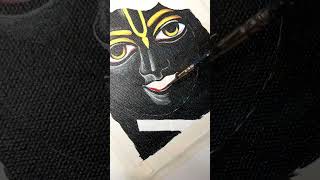 Shri Krishna painting art Krishna painting shortvideo youtubeshortsarteasydrawing [upl. by Faythe]