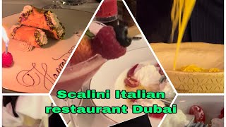 23 octobre 2022 Scalini Italian restaurant A Dubai مطعم إطالي سكاليني دبي [upl. by Hermosa827]