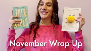 November Book Wrap Up  Current Reads [upl. by Gabrielson67]