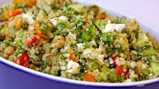 Quinoa Tabouli Salad Recipe  Clean amp Delicious [upl. by Annua715]