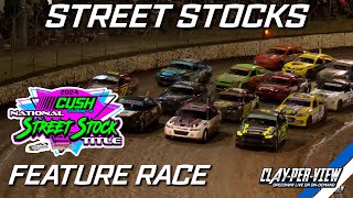 Street Stocks  National Title 202324  Hamilton  10th Mar 2024  ClayPerView [upl. by Wendelina]