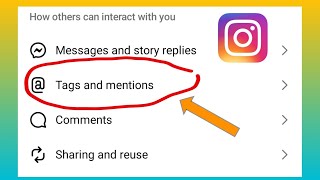 instagram Tags and mentions Setting [upl. by Shamus969]