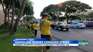 600 nurses at Kapiolani Medical Center vote on whether or not to authorize a strike [upl. by Barcot498]