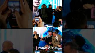 Tommy Fury amp Darren Till HEATED NEAR BRAWL at press conference [upl. by Ardnekal]