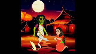 Jolpori Bhuter Cartoon 👹👹☠️👹 bhoot bhutercartoon bhut bhutiya cartoon horror aahat [upl. by Adnaw25]