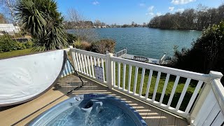 Pet friendly hot tub fishing holidays at Tattershall Lakes [upl. by Studdard54]