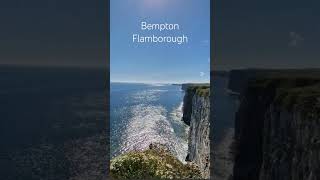 Yorkshire Coast Bempton coast flamborough cliff cliffside [upl. by Atenek]