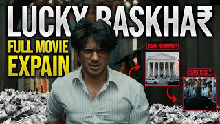 LUCKY BASKHAR 2024 MOVIE EXPLAIN 🤑🔥 SOUTH INDIA MOVIE  STOCK MARKET KING  RICHEST GUY IN WORLD [upl. by Nodnorb]