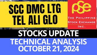 SCC  DMC  LTG  TEL  ALI  GLO  PSE TECHNICAL ANALYSIS STOCK MARKET [upl. by Haeckel]