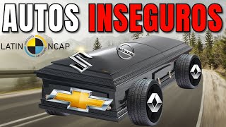 TOP 6 Autos INSEGUROS mas vendidos LATIN NCAP NO COMPRAR [upl. by Tiloine]