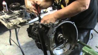 BUILDING A VW TRANSMISSION Volkswagen aircooled transaxle build [upl. by Valonia834]